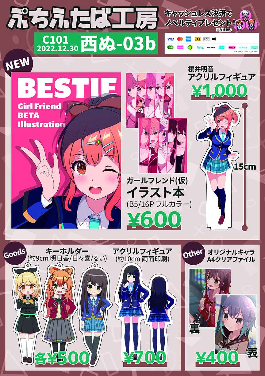 コミックマーケット101 お品書き